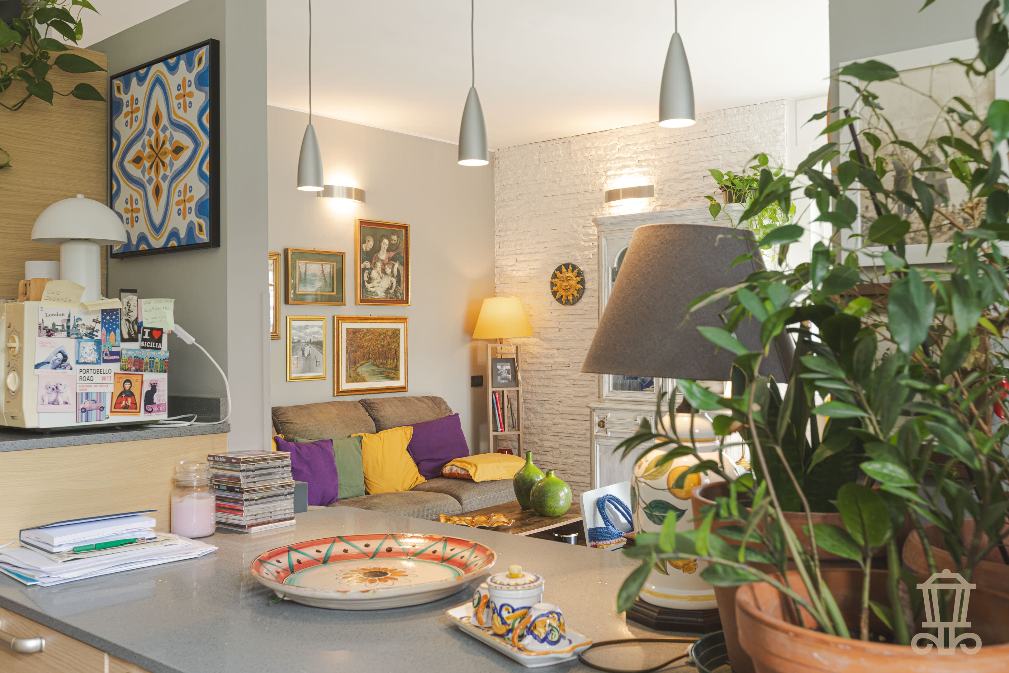 Immagine 2 | Elegante trilocale con vista panoramica : monte, verde e mare. - La Rue Immobiliare